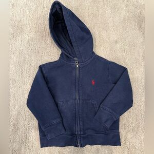 Polo Ralph Lauren Navy Blue Full Zip
